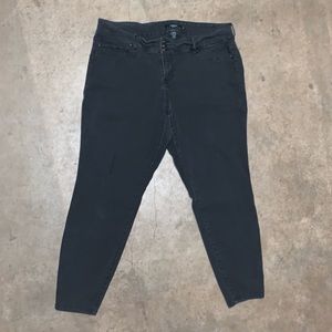 Torrid black denim jeans